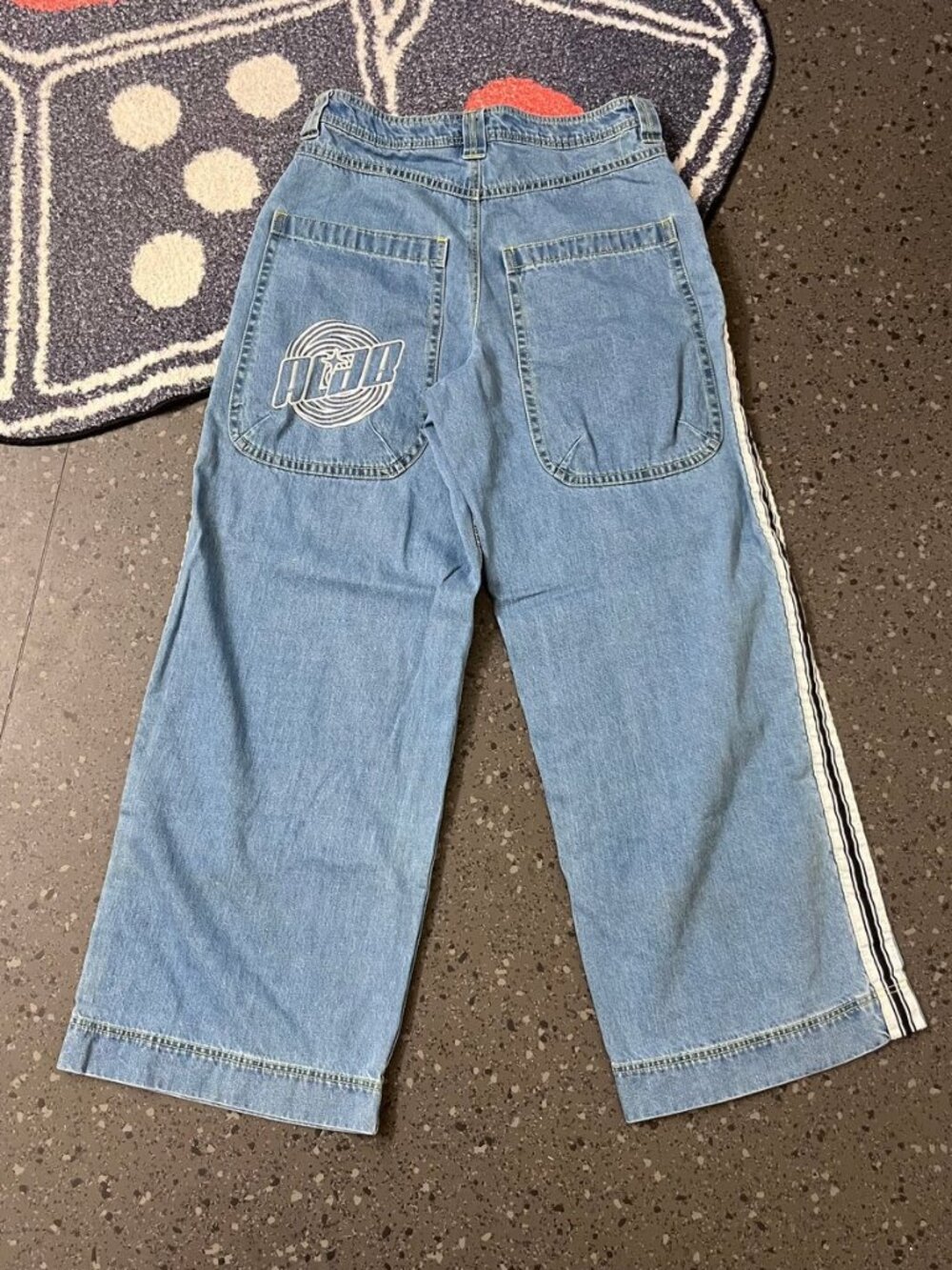 vintage Baggy jnco Like Alab jeans Light Blue Jeans Size 32